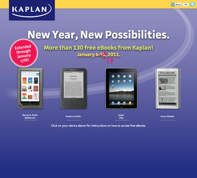 Kaplan eBooks Site