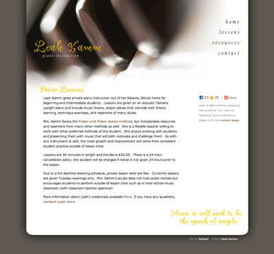 Leah Kamm Site Leah Kamm Site